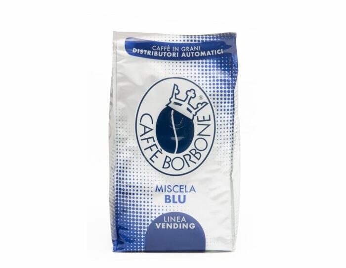 Caffè in grani miscela blu a marchio Borbone