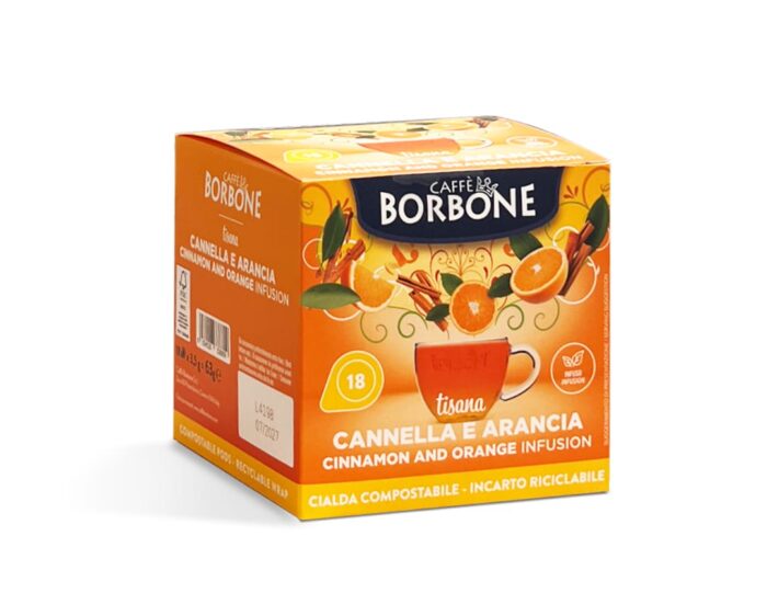 Caffè Borbone – Tisana Cannella e Arancia - 18 cialde