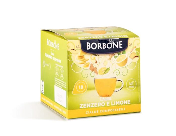 Caffè Borbone – Tisana Zenzero e Limone - 18 cialde